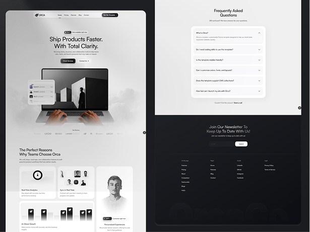 Orca template screenshot 3